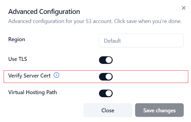 SSL Verify Server Certificate